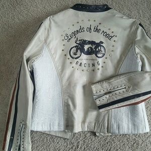 WILSONS LEATHER BIKER JACKET XL