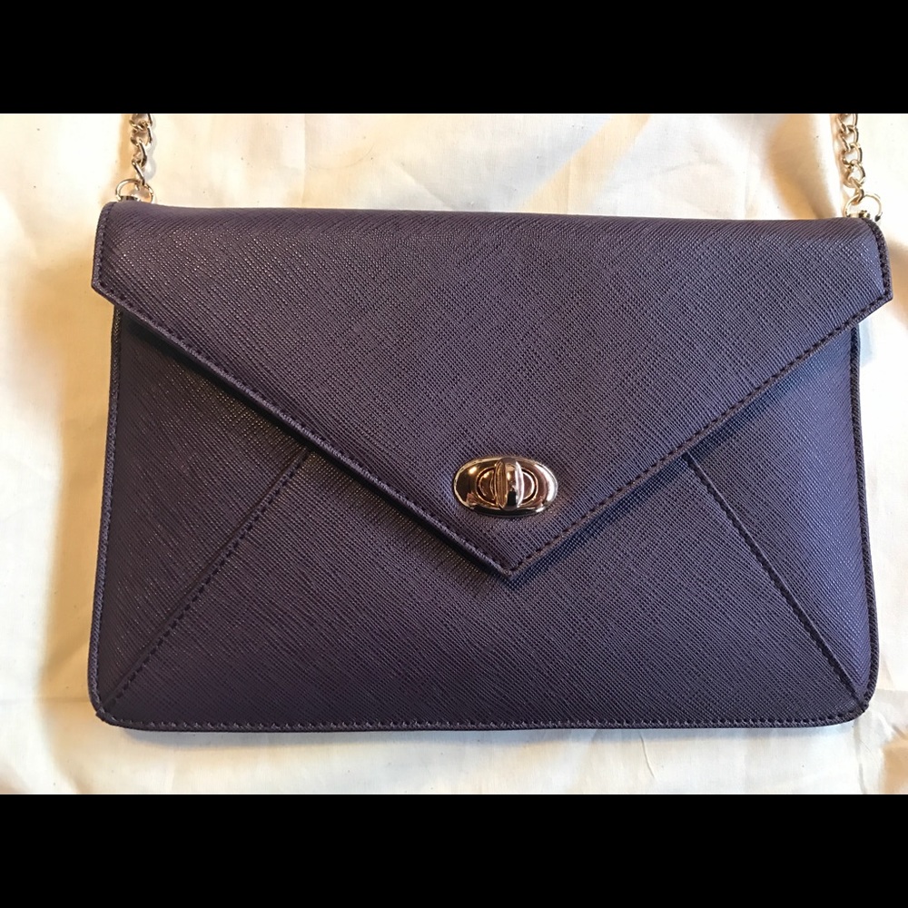 Purple Sorial shoulder bag.