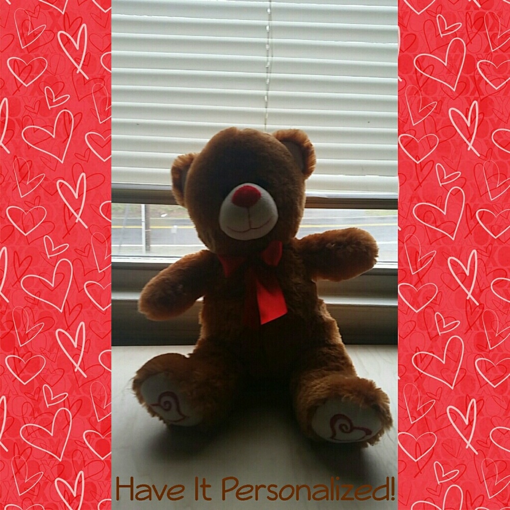 Brown & Red Bear