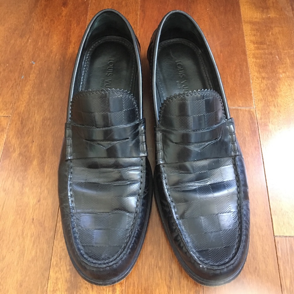 Louis Vuitton Black Loafers - Size 8