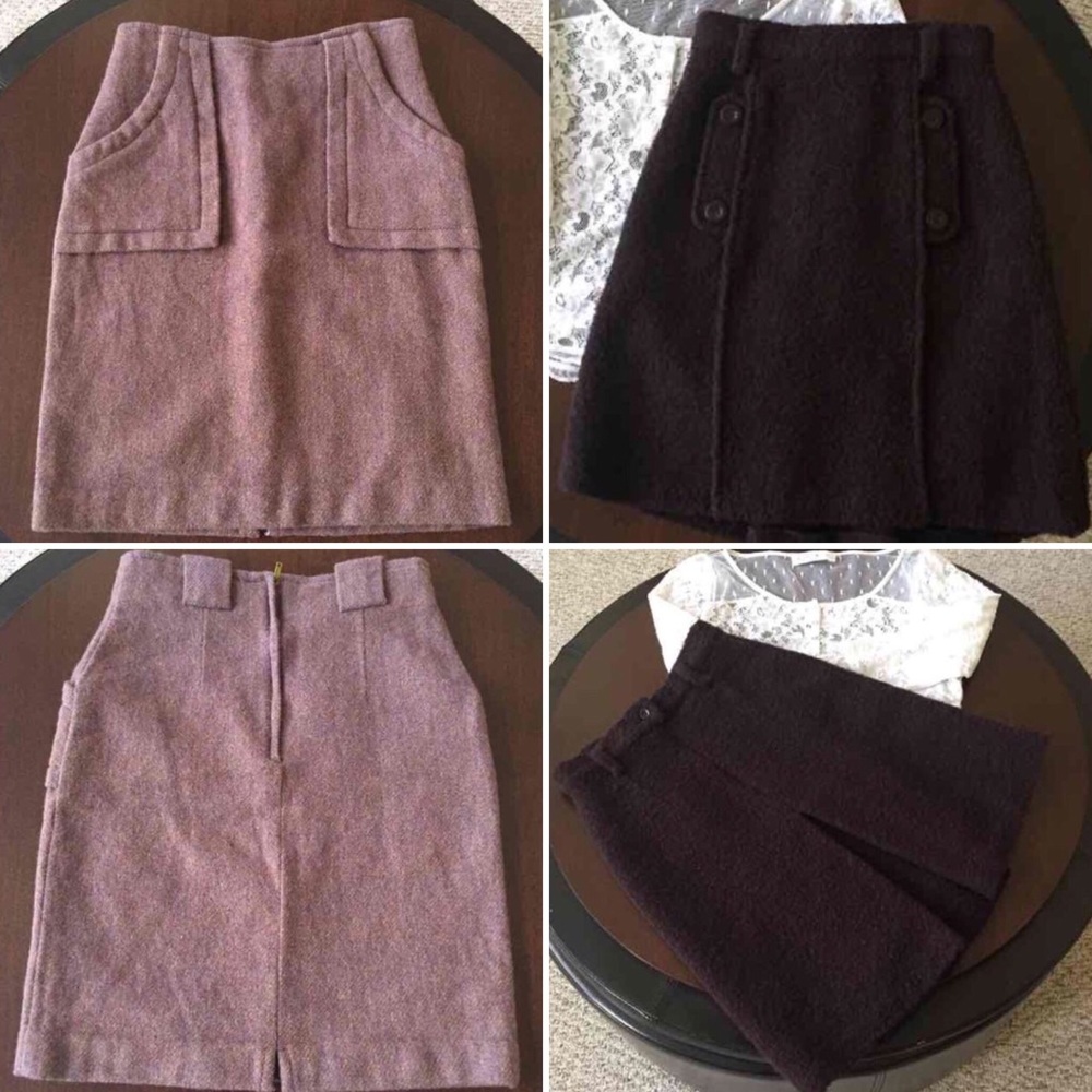 2 beautiful wool skirts bundle