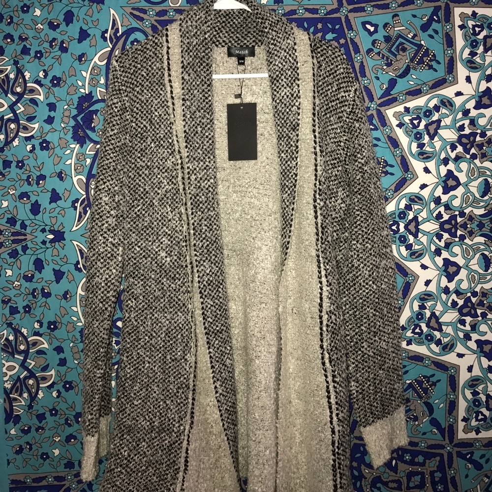 Thick and long sweater