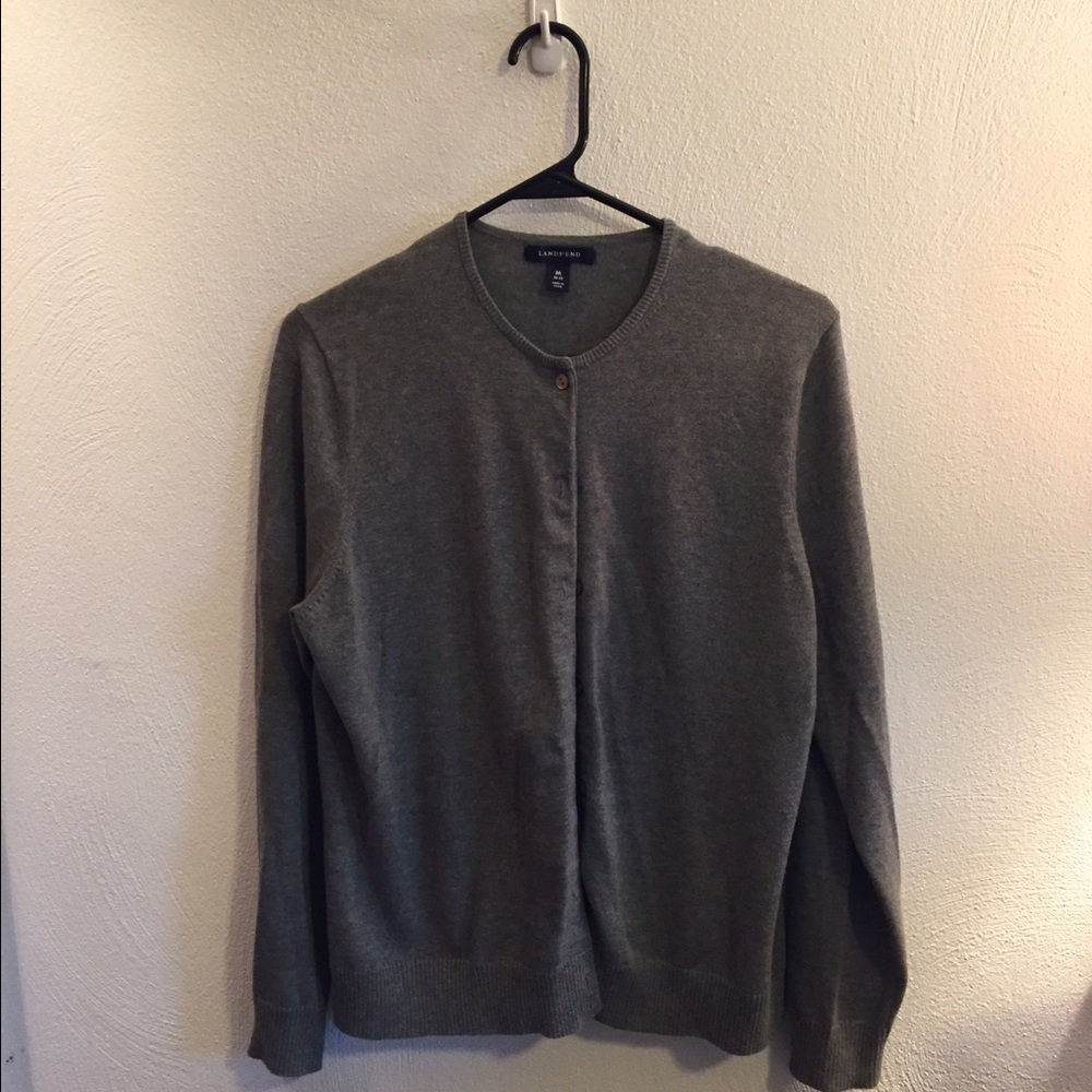 Gray Lands' End Cardigan