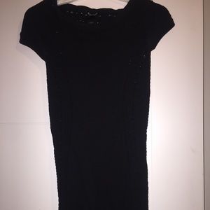 Black stretchy Bebe dress