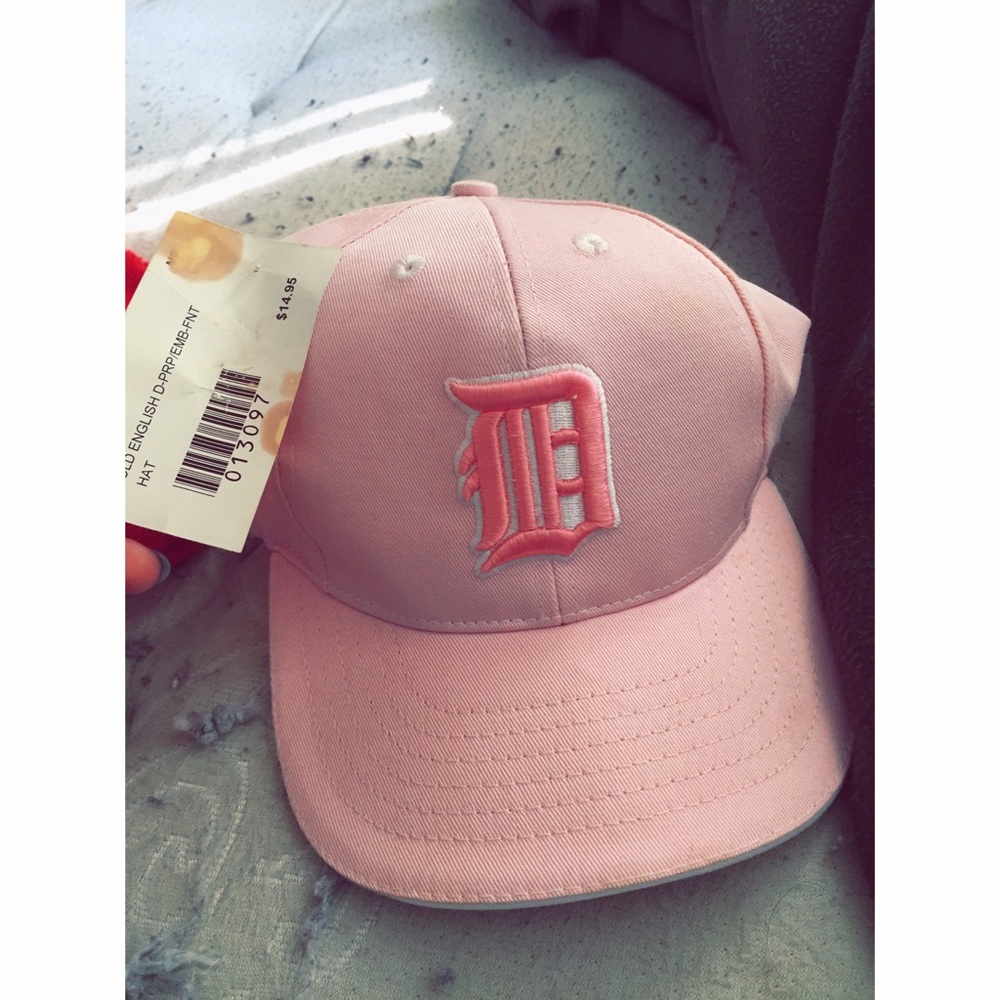 New Pink Detroit Tigers Baseball Cap