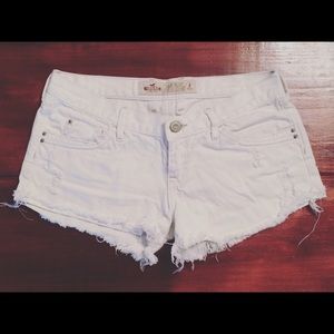 Hollister Distressed Short Shorts