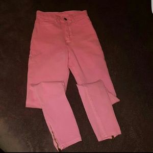 Hot Pink American Apparel Jeans
