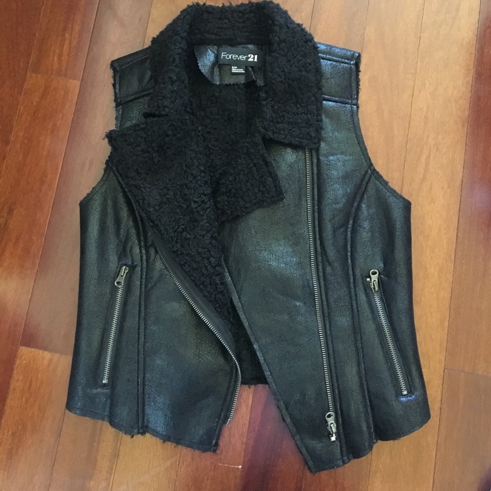 Forever 21 Suedette Vest - Size S