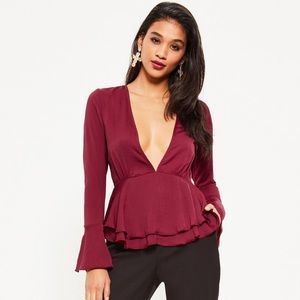 Missguided Satin Blouse