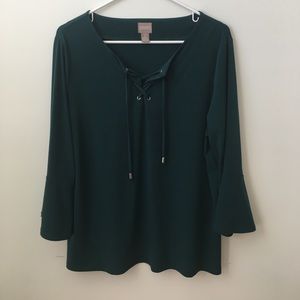 Chico's Green Blouse