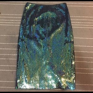 H&M sequin skirt