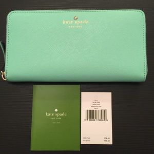 Kate Spade Lacey Wallet Mint Green