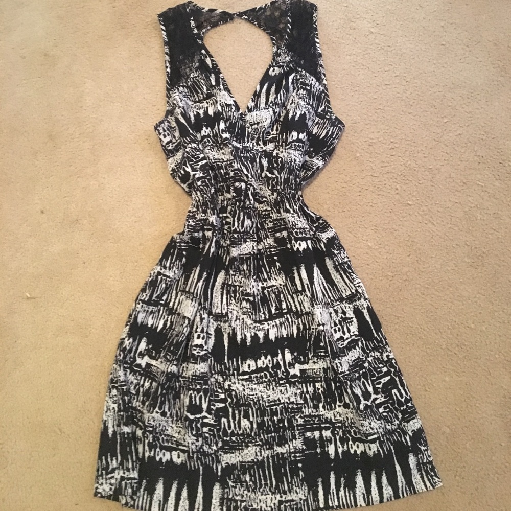 Flirty B&W Dress