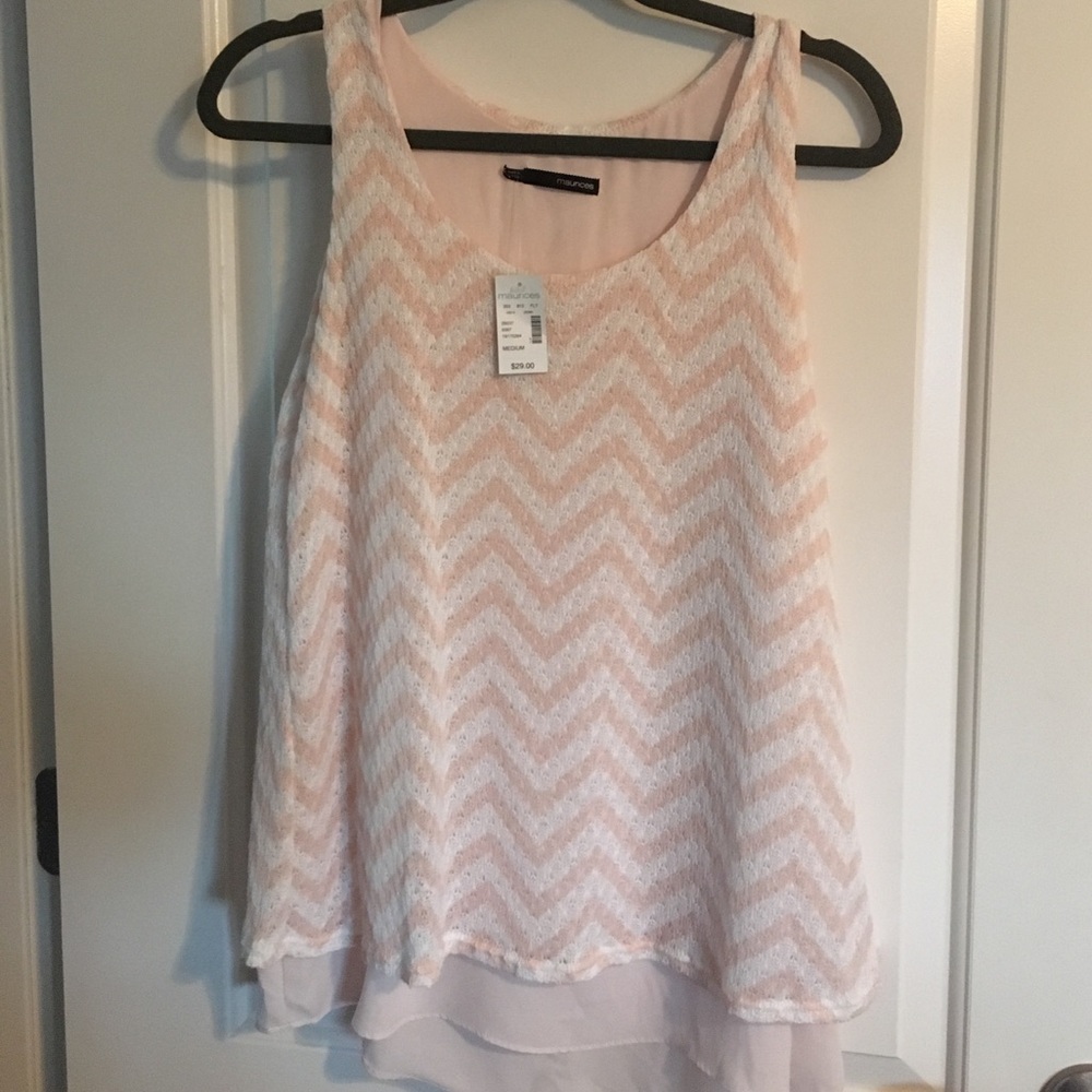 Flowy chevron blouse!