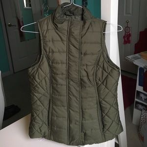 Army Green Bubble Vest