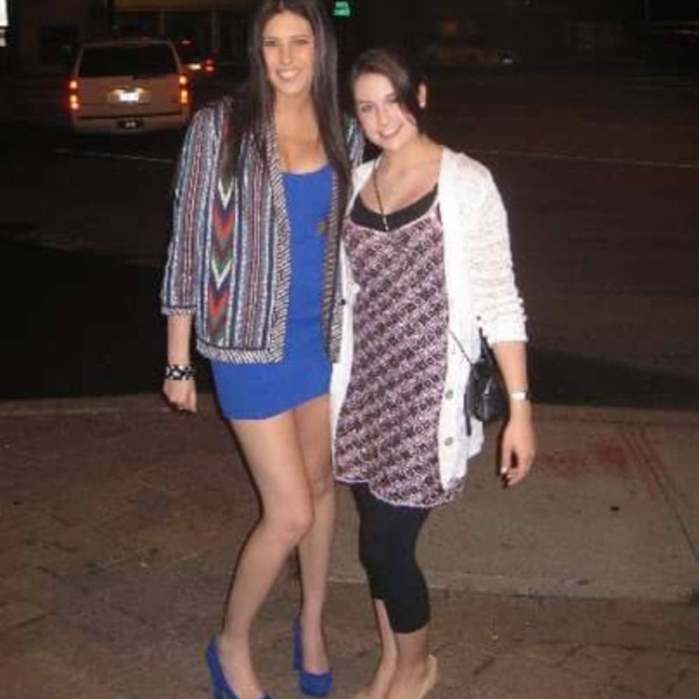 Royal Blue Cut Out Dress