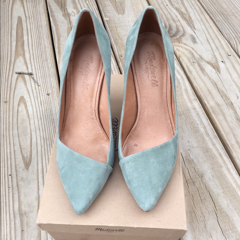 Teal Madewell Mira heels