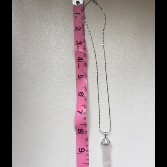 Last 1! CRYSTAL PENDANT statement necklace - Picture 3 of 6