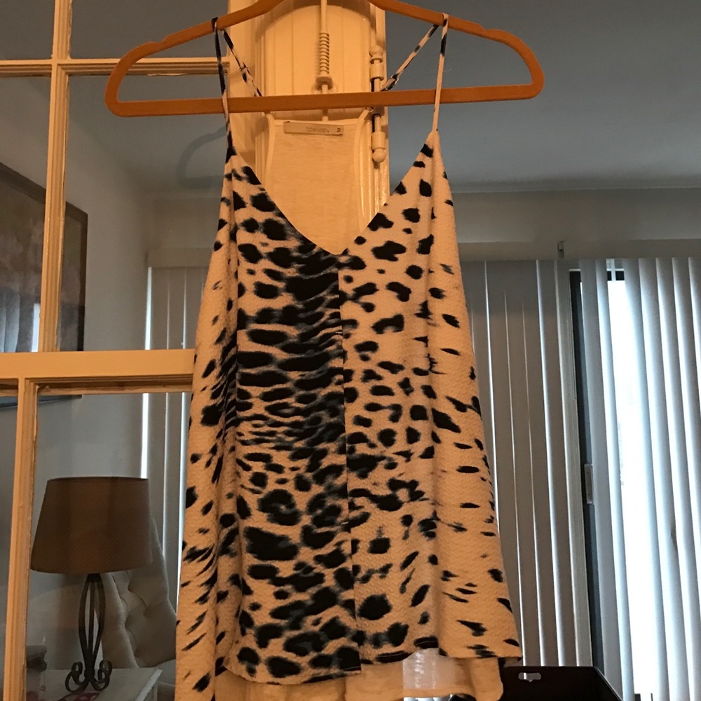 Leopard Print Blouse Tank