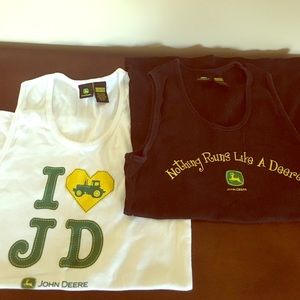 John Deere tank top bundle Large 11/13