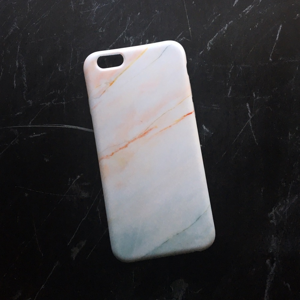 🚨SALE🚨Sand/Teal "Granite" iPhone 6/6S Jelly Case