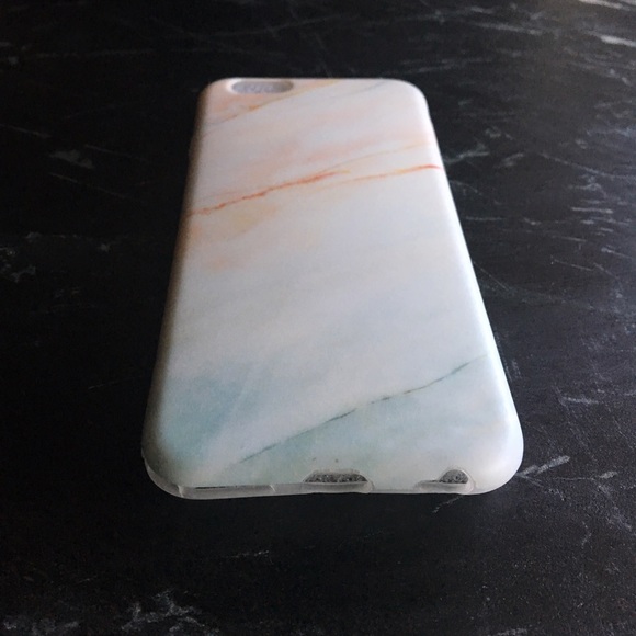 🚨SALE🚨Sand/Teal "Granite" iPhone 6/6S Jelly Case - Picture 3 of 4