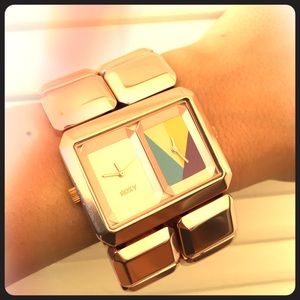 Rose gold rosy bangle watch bracelet