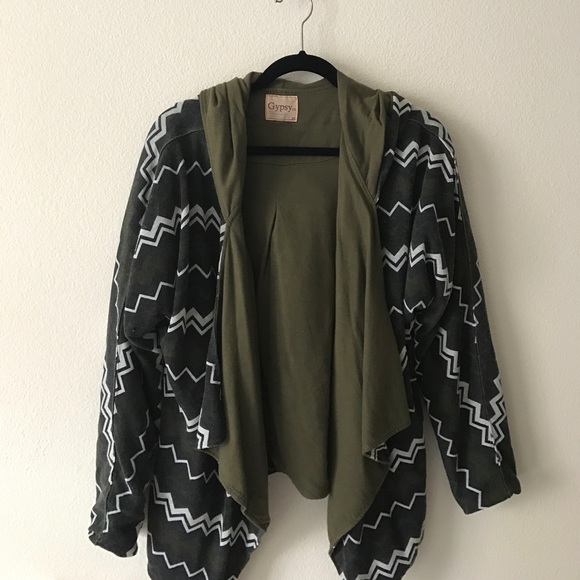 Gypsy 05 lined sweater jacket hooded - Picture 1 of 3