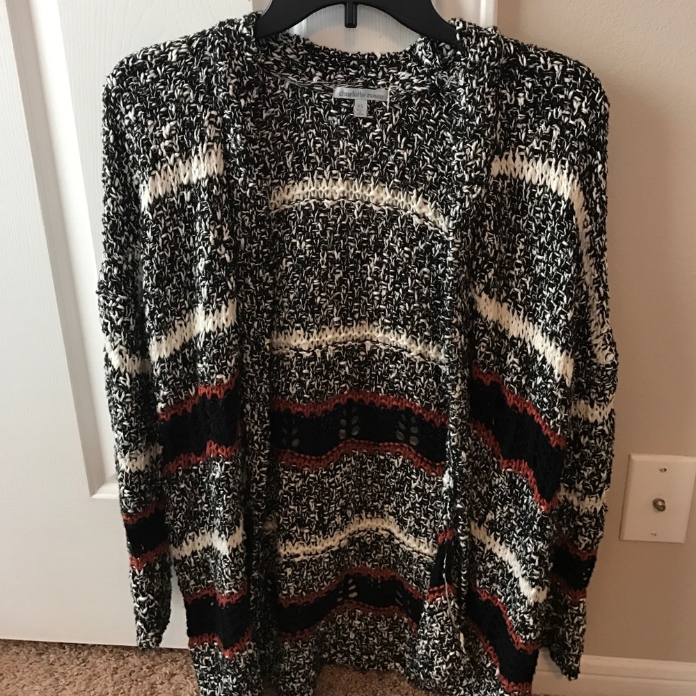 Striped Knit Cardigan!