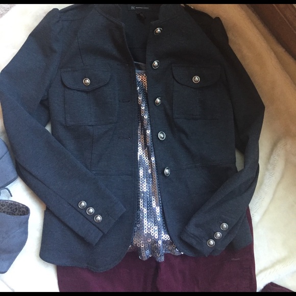 INC Military Jacket - Picture 2 of 3