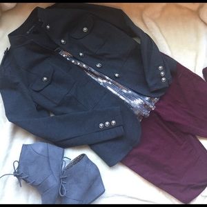 INC Military Jacket