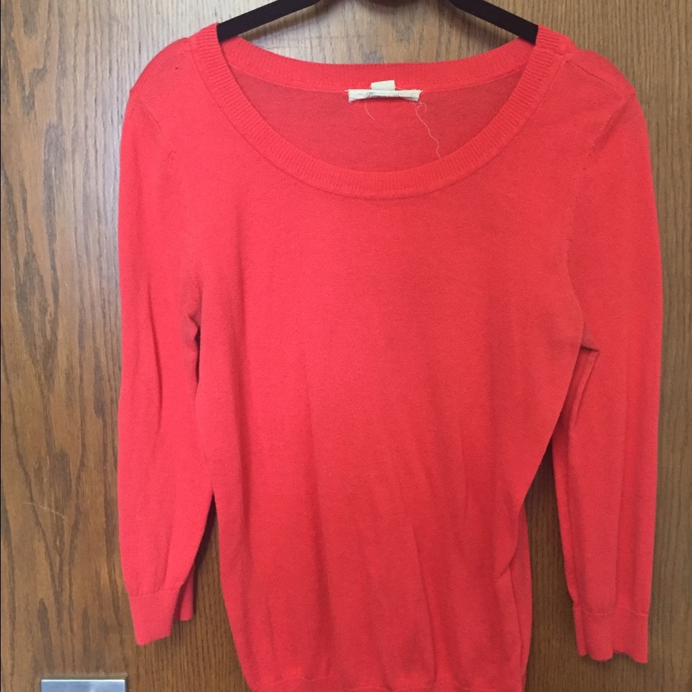 Coral sweater