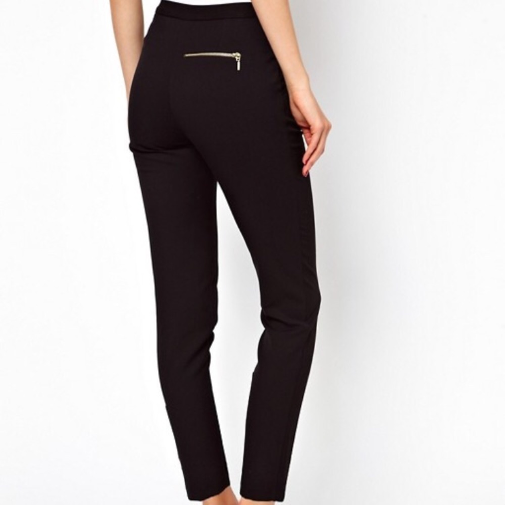 NWT ASOS Skinny Pants with Zip Detail