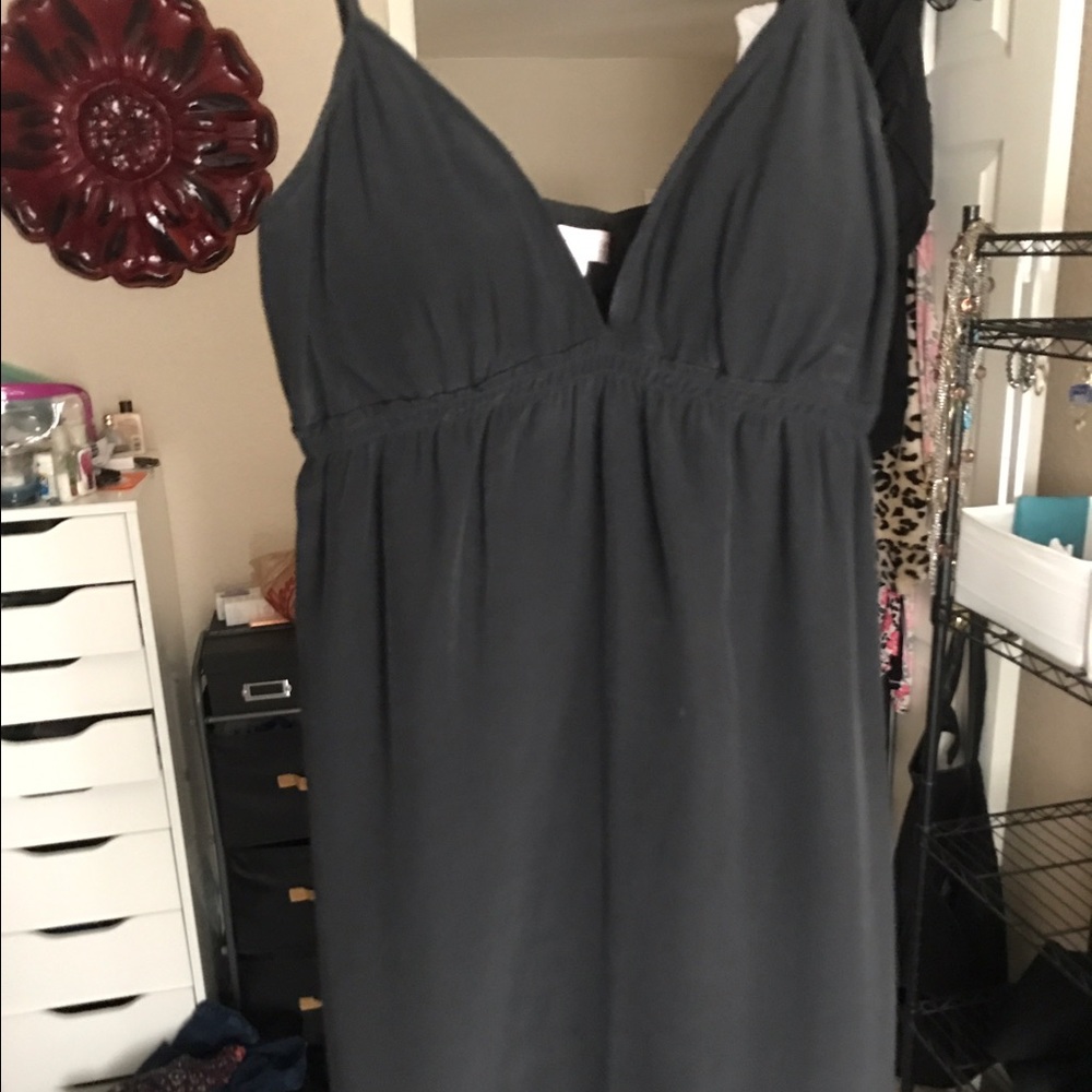 White House black market silk dress