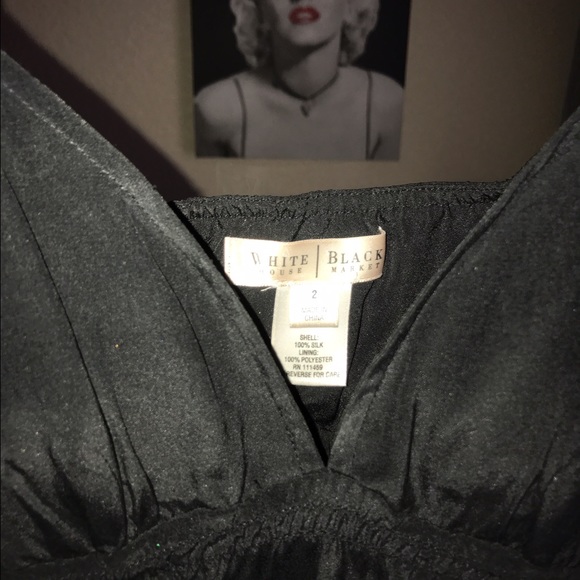 White House black market silk dress - Picture 2 of 3