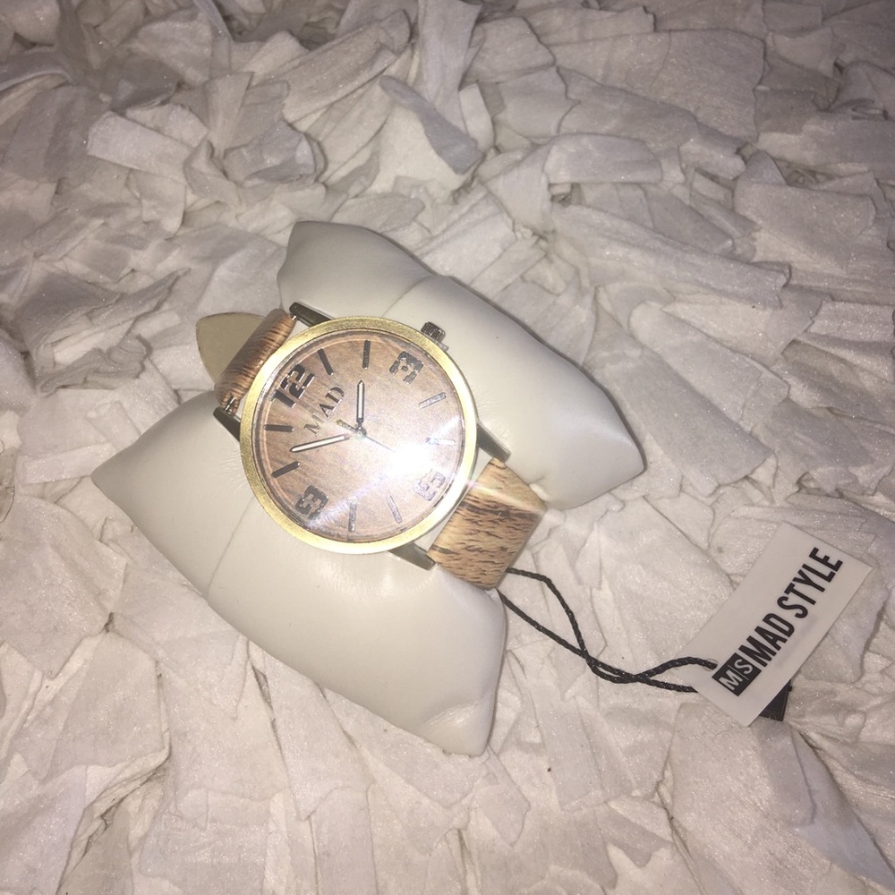 Faux wood watch
