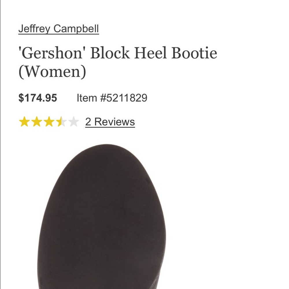 Jeffrey Campbell bootie. NEVER WORN