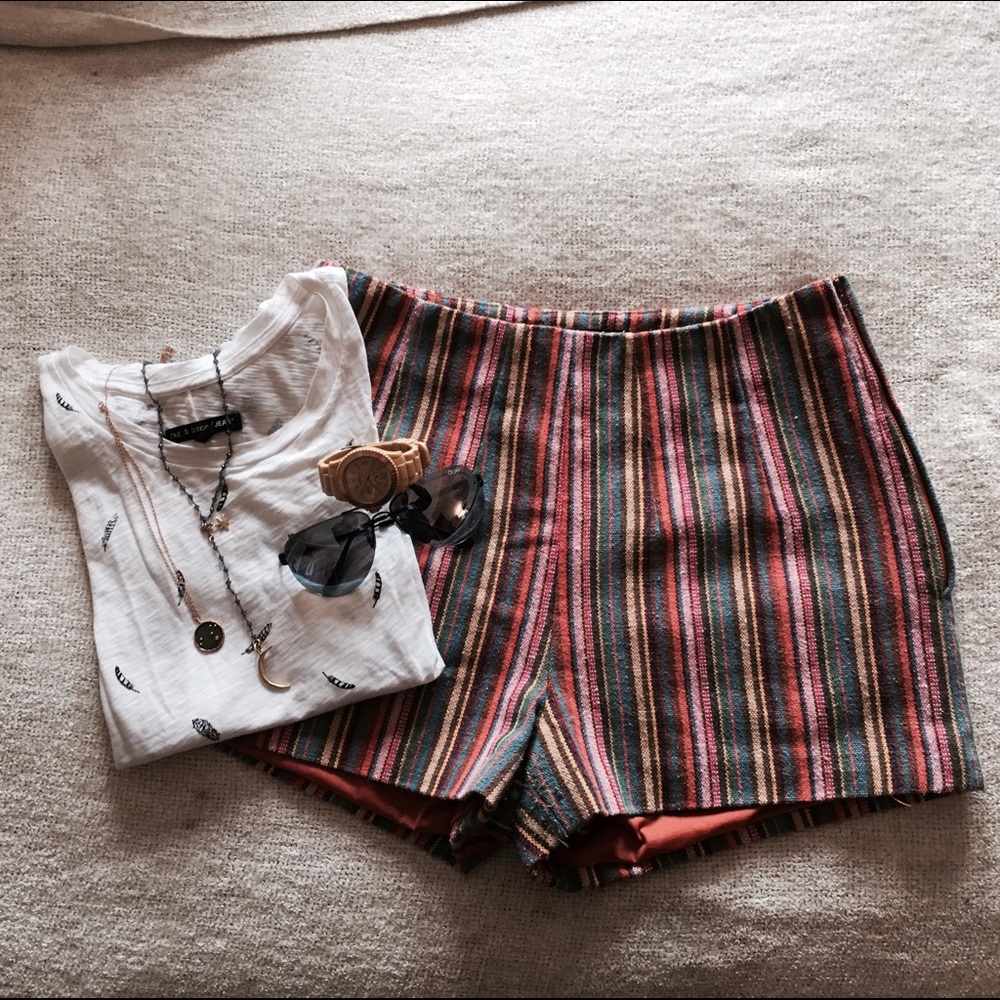ark&co. High-Waisted Shorts