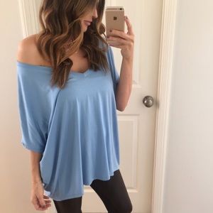 Dusty Blue Jersey Tee Size M