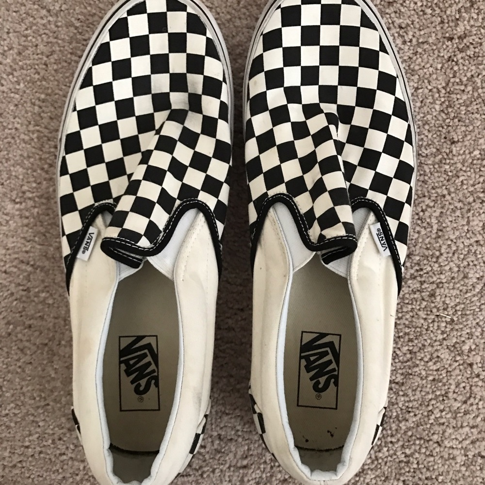 Men's checkered Vans