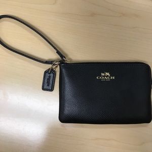 Black Coach Wristlet