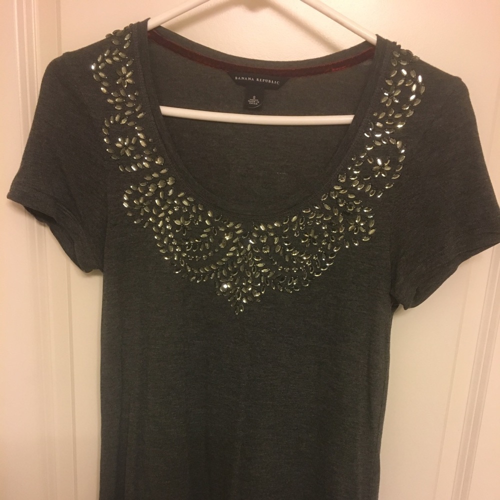 Banana Republic Embellished Top
