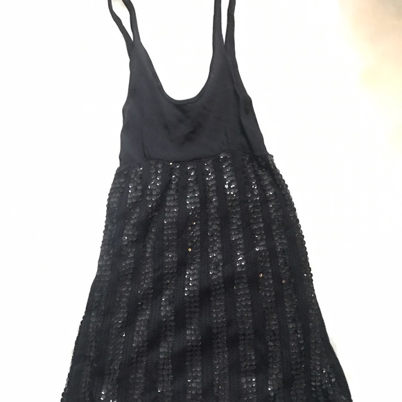 Black sparkle Bebe dress - Picture 2 of 3