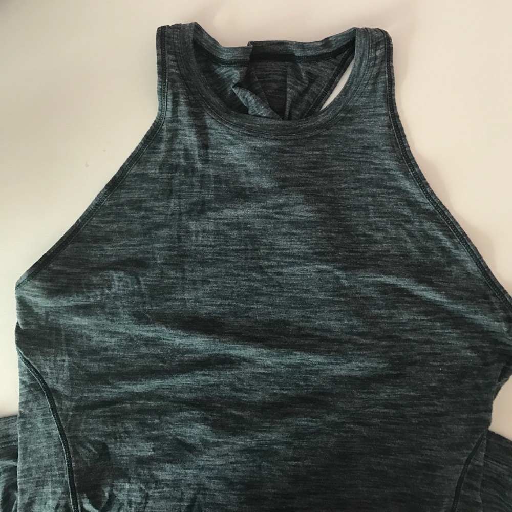 lulu🍋 forest green " &go everywhere tank "🌲🌲🌲