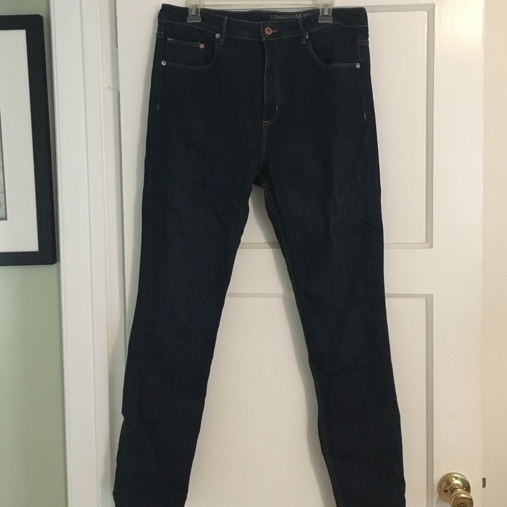 H&M Conscious Denim High-Waist Jeans