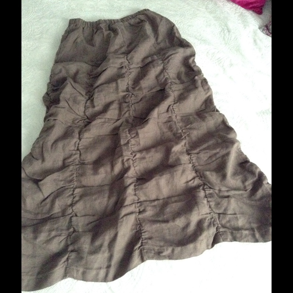 🔴 Linen Balloon Skirt