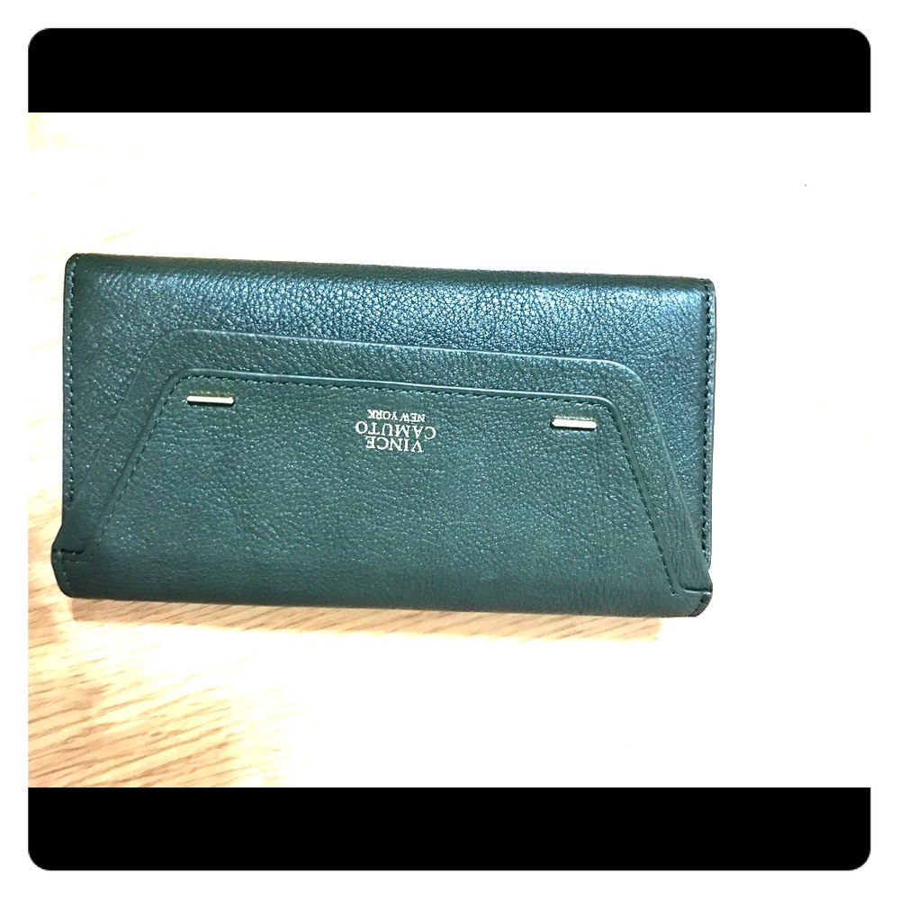Vince Camuto Ladies Wallet- Dark Green, NWT