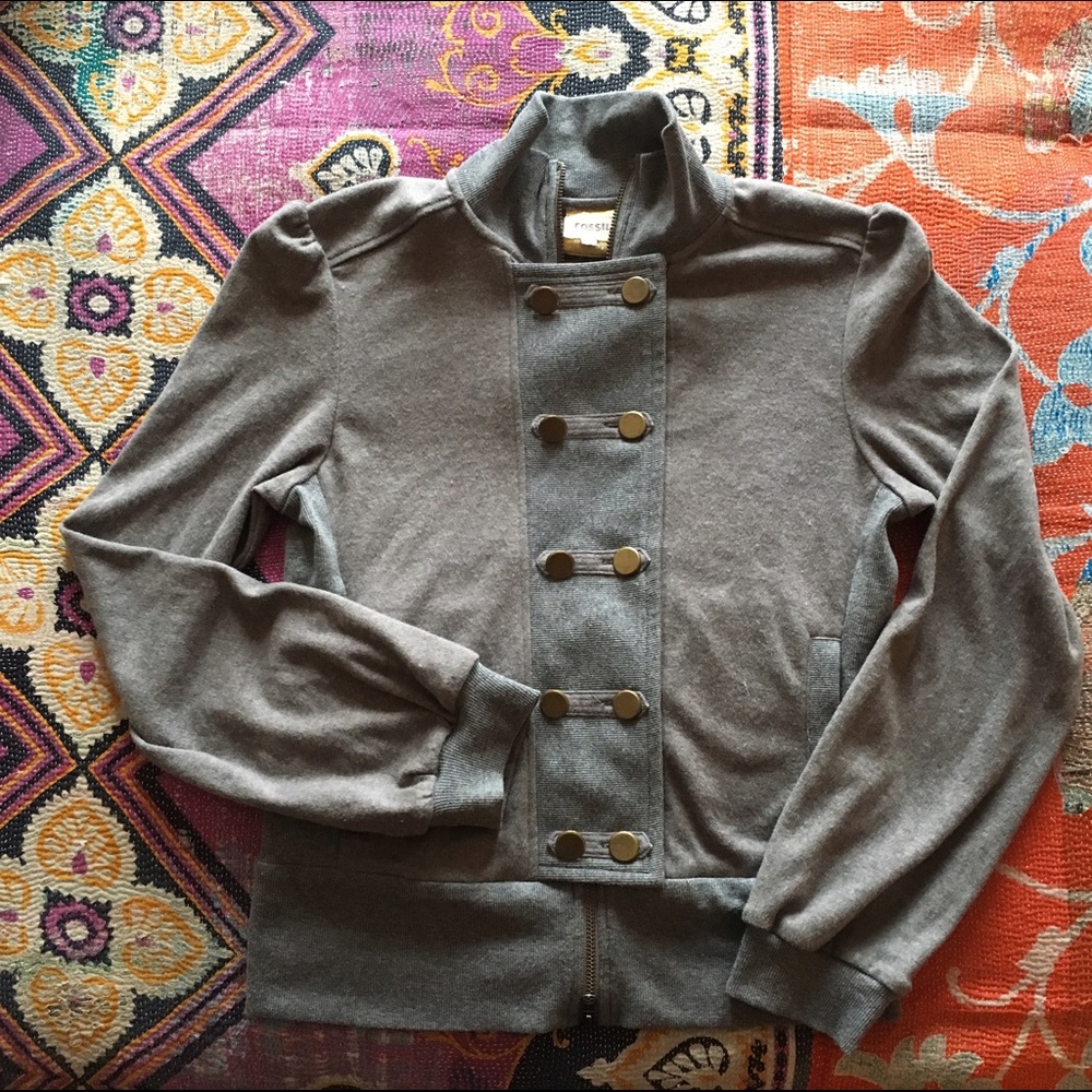 Grey Fossil Sweater