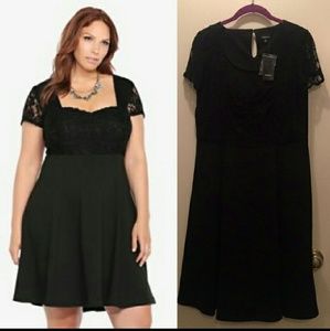 Torrid lace top dress