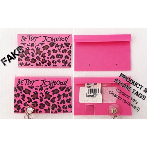 BETSEY JOHNSON JEWELRY REAL VS FAKE HOW TO TELL - Picture 3 of 8